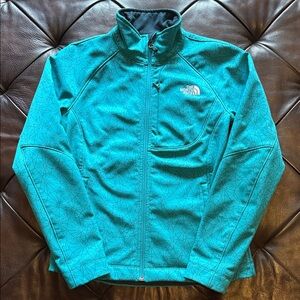 North face women’s small turquoise apex bionic jacket